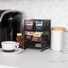 Mind Reader Metal Tea Bag Organizer Black - 2 of 4