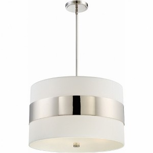 Crystorama Lighting Grayson 5 - Light Pendant in  Polished Nickel - 1 of 3