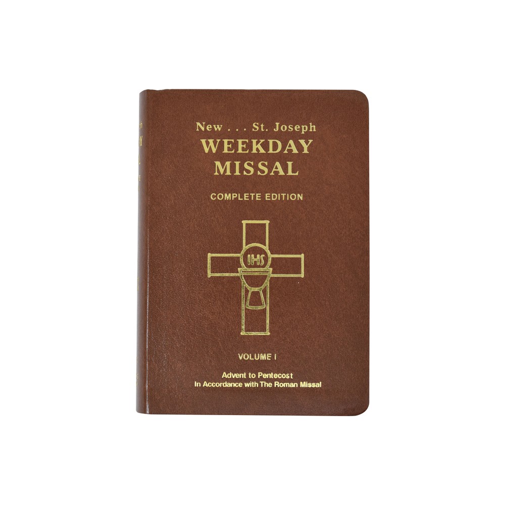 St. Joseph Weekday Missal (Vol. I / Advent to Pentecost) - (Saint Joseph Weekday Missal) by Catholic Book Publishing & Icel (Leather Bound)