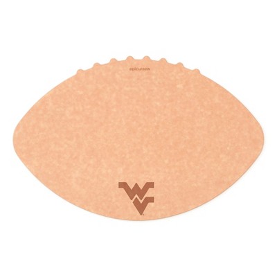 Epicurean West Virginia University 16 x 10.5 Inch Football Cutting and Serving Board