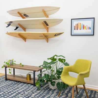 StoreYourBoard TidyTimber Surfboard Storage Rack