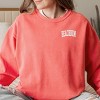 Simply Sage Market Embroidered Beachbum Garment Dyed Sweatshirt - 3 of 4