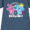 - Blue's Clues & You! - Sunshine and Rainbows Graphic Short Sleeve Fleece Dress - 2 of 4