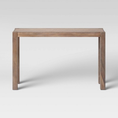 Bayshore Herringbone Console Table Brown - Threshold™