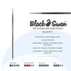 Black Swan Synthetic Red Sable Round Paint Brushes Sets of 2 -  Professional Quality Long Handle Paint Brushes for Oil, Heavy Body Media and Acrylic - - 2 of 4