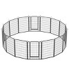 LAOTIES Heavy Duty Metal Dog Playpen,Outdoor Pet Exercise Fence with Door,Rust Resistant Iron Construction - 4 of 4