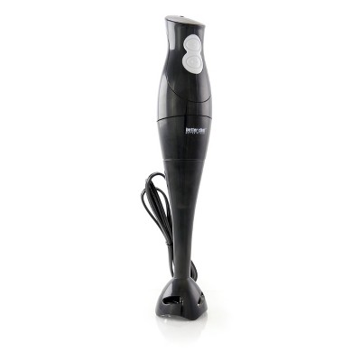 Chefman 300 Watt 2-Speed Hand Blender with Silk Touch Finish and Color  Chrome - Black