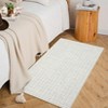Washable Area Rugs, Modern Plaid Printed Indoor Floor Carpet with Non-Slip Backing, Contemporary Accent Carpet, Stain-Resistant Soft Low Pile Rugs - 3 of 4