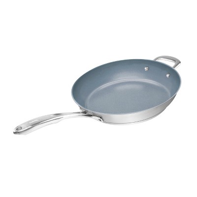 Chantal Induction 21 Steel 12.5-Inch Fry Pan w/ Ceramic Coating