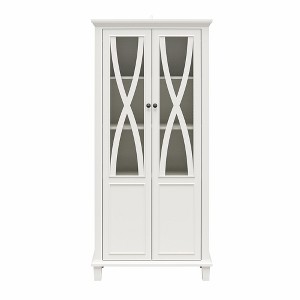 Ameriwood Home Ellington Tall Accent Cabinet with Glass Doors - 1 of 4
