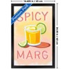 Trends International Reinders: Drinks - Spicy Marg I Framed Wall Poster Prints - 3 of 4