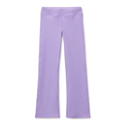 Lands' End Kids Active Flare Ribbed Leggings