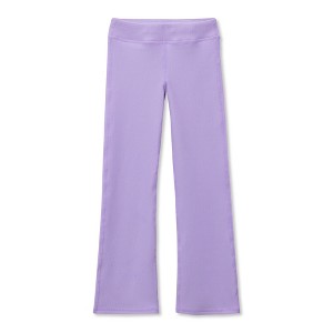 Lands' End Kids Active Flare Ribbed Leggings - 1 of 2