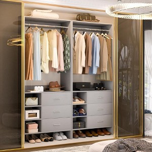 Besiost 30'' Closet Organizer with Wooden Drawers - 1 of 3