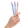 Glamlily 60 Pack Dermaplaning Tool for Facial Hair Removal for Women, Dermablade Razor (6 In, 3 Colors) - 3 of 4
