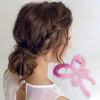 Unique Bargains Women's Fashion Gradient Color Bow Hair Clips 4.13"x2.95"x1.97" 1 Pc - 2 of 3