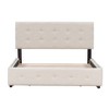 Queen Size Upholstered Platform Bed with Storage Drawers, Linen Queen Wooden Bed Frame for Bedroom - 4 of 4