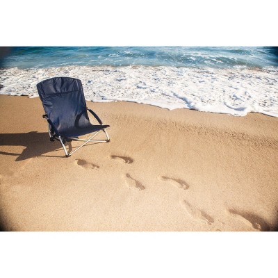Navy Collapsible Outdoor Chair with Cushions and X-Base