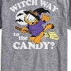 Men's - Garfield - Halloween Witch Way To The Candy Short Sleeve Graphic T-Shirt - image 2 of 4