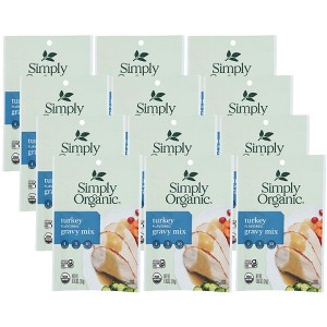 Simply Organic Turkey Flavored Gravy Mix - Case of 12/.85 oz - 1 of 4