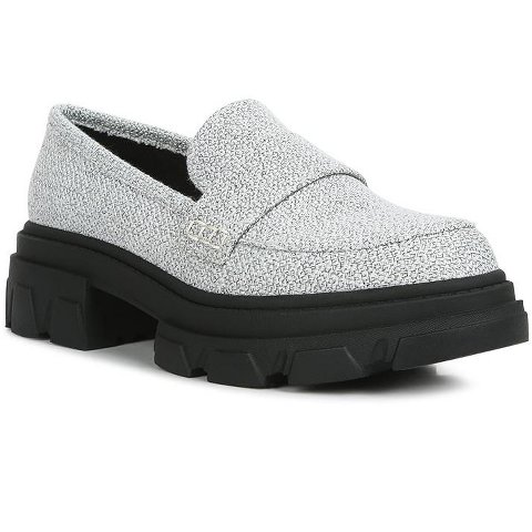 Женские туфли London Rag Womens Amabel Chunky Lug Sole Loafers 9
