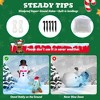 Costway 6 FT Tall Inflatable Snowman and Dog Set Christmas Decoration w/ LED Lights - 4 of 4