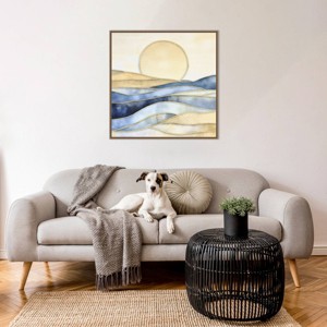 Amanti Art A Golden Landscape II by Andrea Haase Framed Wall Art Print - 1 of 4