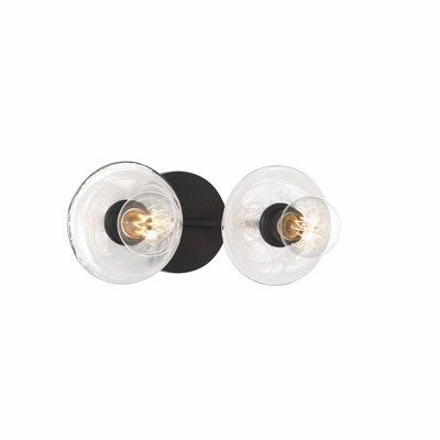 George Kovacs Lighting Vapors 2 - Light Vanity in  Coal