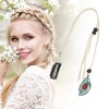 Unique Bargains Women's Leaf Braided Hair Chain 1 Pc - 4 of 4
