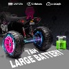 Kids ATV 4 Wheeler, 24V 4WD Electric ATV Ride On Toy for Big Kid w/ 2-Seater, 7Ah Battery, Bluetooth, MP3, USB, Knee Pads, 800W Motor - 2 of 4
