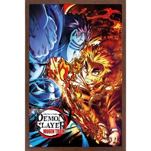 Trends International Demon Slayer: Mugen Train - Versus One Sheet Framed Wall Poster Prints - 1 of 4