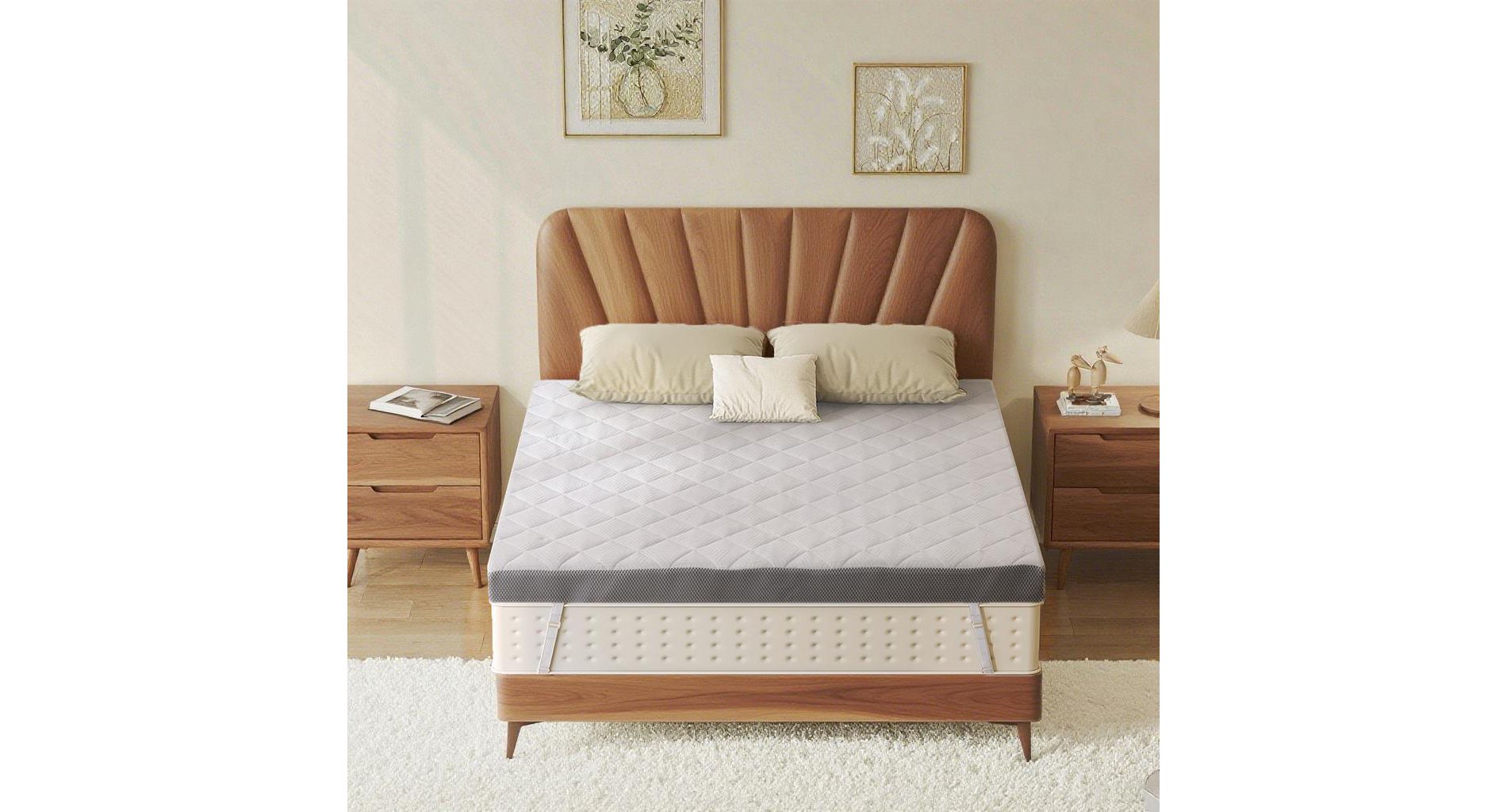 Dyonery 3" Twin XL Size Extra Firm Mattress Topper,High-Density Foam Mattress Pad with Removable Cover,No Smell,for Back Pain Relieving, 80'' x 60"