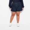 Women's Foundational Curvy Heritage Denim Shorts - Wild Fable™ Dark Wash - 2 of 3