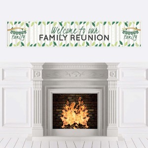 Big Dot of Happiness Family Tree Reunion - Family Gathering Party Decorations Party Banner - 1 of 4