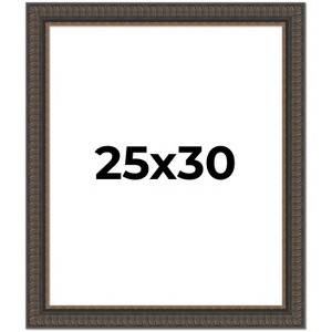 PosterPalooza | Museum Brown Picture Frame - UV Acrylic, Foam Board Backing, Hanging Hardware - 1 of 4