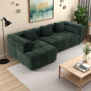 101.2" L-Shaped Modular Sectional Sofa with Deep Seating - 1 of 4