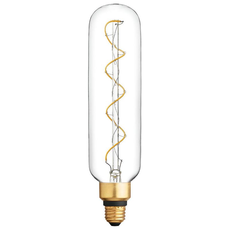 GE 6.5W 40W Equivalent LED Light Bulb Clear Glass Warm Candle Light Medium Base, 4 of 7