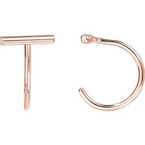 Minimalist Tiny Huggie Hoops in 925 Sterling Silver | Hypoallergenic Everyday Earrings - 1 of 4