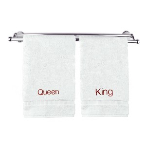 BC BARE COTTON Luxury Hotel & Spa Queen and King Towel Set Wedding Engagement - 1 of 4