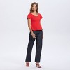 Women's Short Sleeve Scoop Neck Jersey Top - A New Day™ - 3 of 3