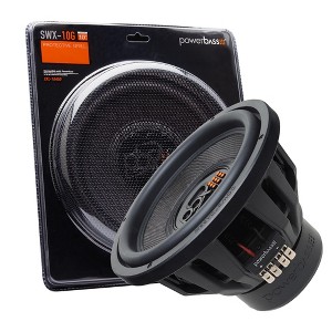 PowerBass 2XL-1240DS 2XL Series Dual 4-Ohm 12" Subwoofer With SWX-12G Steel Mesh Grill - 1 of 4