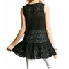 Women's Lace Up Sleeveless Lace Tunic - umgee - 3 of 4