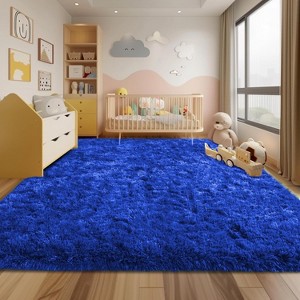 Super Soft Shaggy Rugs Fluffy Carpet, Modern Plush Area Rug for Living Room Bedroom Kids Room - 1 of 4
