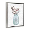 Stupell Industries Handmade Soap Jar & Cotton Flower Floating Frame Canvas Art - 2 of 4