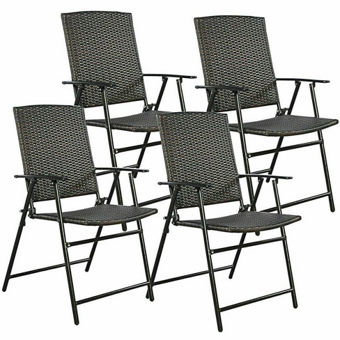 Wicker folding chairs sales target