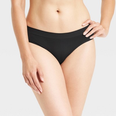 thumbnail image 2 of His And Hers Seamless Spandex Bikini Briefs – Brown, Made In USA (Choose Size) 2 of 5