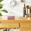 Design Imports Barn Red And Off-White Tonal Recycled Cotton Waffle Dishtowel Set/3 - 3 of 4