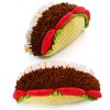 Prime Pets Plush Taco Dog Toy, Dog Squeaky Toys, Food Shaped Pet Toy for Small Medium Large Dogs - 4 of 4