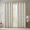 Raina Total Blackout Metallic Print Grommet Top Curtain Panel - 2 of 4