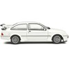 1987 Ford Sierra RS500 RHD (Right Hand Drive) White with Black Stripes 1/18 Diecast Model Car by Solido - 4 of 4
